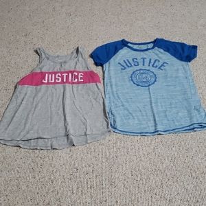 Girl's justice shirts
